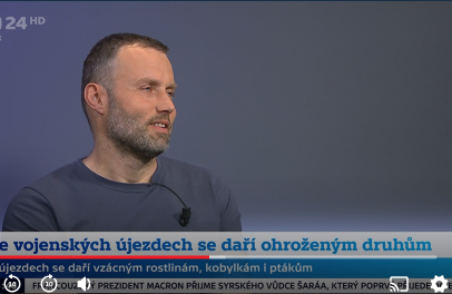 Prof. Jiří Reif v pořadu Studio ČT24: V bývalých vojenských újezdech se daří ohroženým druhům