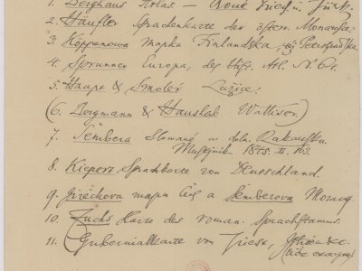 Šafařík, P. J.  Poznamenání: k ethnografické mappě nowější pomůcky. [Between 1845 and 1850].
