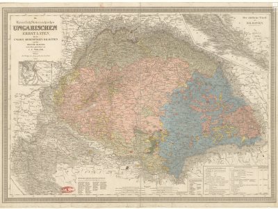 Weiland, K. F. Die Kaiserlich Oesterreichischen UNGARISCHEN ERBSTAATEN: das ist UNGARN, SIEBENBÜRGEN, DALMATIEN und die MILITAIR-GRAENZE. Scale 1:1,522,000. Weimar: im Verlage des Geographischen Instituts, 1836.  Author of manuscript edits P. J. Šafařík. 