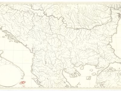Šafařík, P. J. [Balkánský poloostrov]. Scale 1:1,620,000. [Between 1846 and 1848].