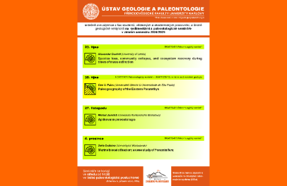 Program sedimentárních a paleontologických seminářu 2024ZS