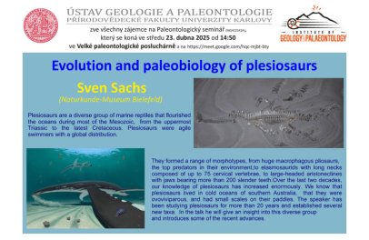 Paleontological seminar (April 23, 2025)
