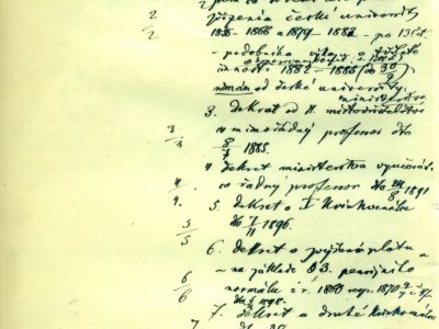 - A sample of Jan Palacký's manuscript (from 1902). source: ČUDA, Karel. Jan Palacký: a contribution to the history of Czech geography. Prague, 1951. 135 p. Diploma thesis. Charles University.