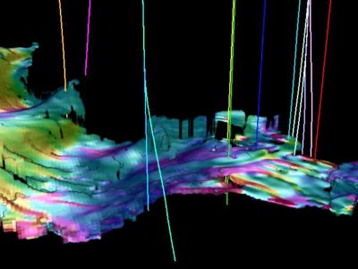 3D seismické modely (foto: Tomáš Fischer)