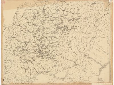 Šafařík, P. J. [Východoevropské státy historická mapa Ruska]. Scale 1:4,300,000. [After 1839]. 