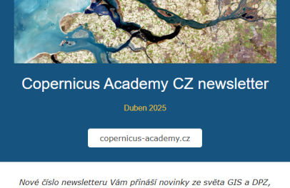 April edition of the Copernicus Academy CZ Newsletter
