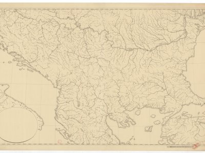 Šafařík, P. J. [Balkánský poloostrov]. Scale 1:1,620,000. [Between 1846 and 1848].