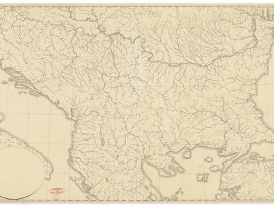 Šafařík, P. J. [Balkánský poloostrov]. Scale 1:1,620,000. [Between 1846 and 1848].