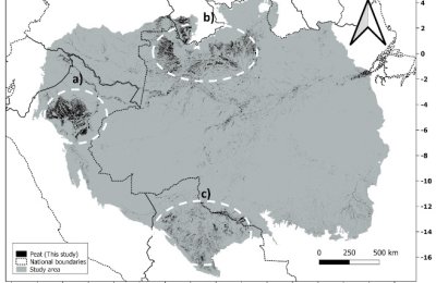 New data-driven map reveals extensive peatlands in Amazon Basin