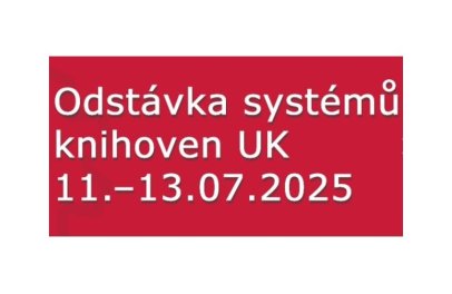 Odstávka systémů knihoven UK 11.–13. 7. 2025