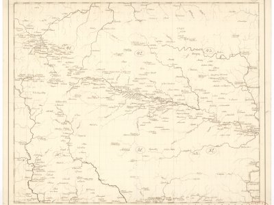 Šafařík, P. J. [Mapa okolí Filippopolského]. Scale 1:726,000. [Between 1825 and 1827].   